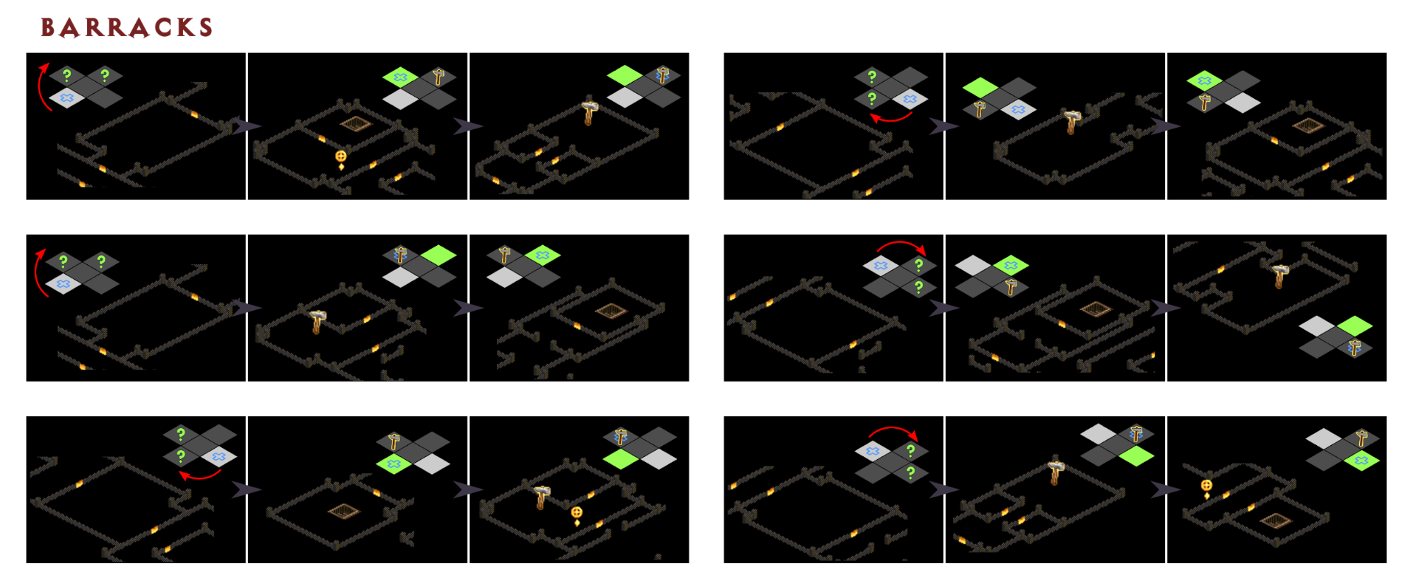 Barracks pathfinding diagram
