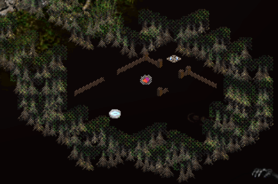 Outdoor Maps Act III, Read the River pathfinding diagram